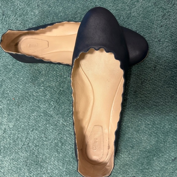Chloe Lauren Flats - Navy - Picture 4 of 5